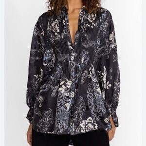 Johnny Was Olivia Kita Silk Tunic 1X